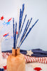 Patriotic Glittered Decorative Spray (2 Colors)