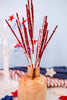 Patriotic Glittered Decorative Spray (2 Colors)