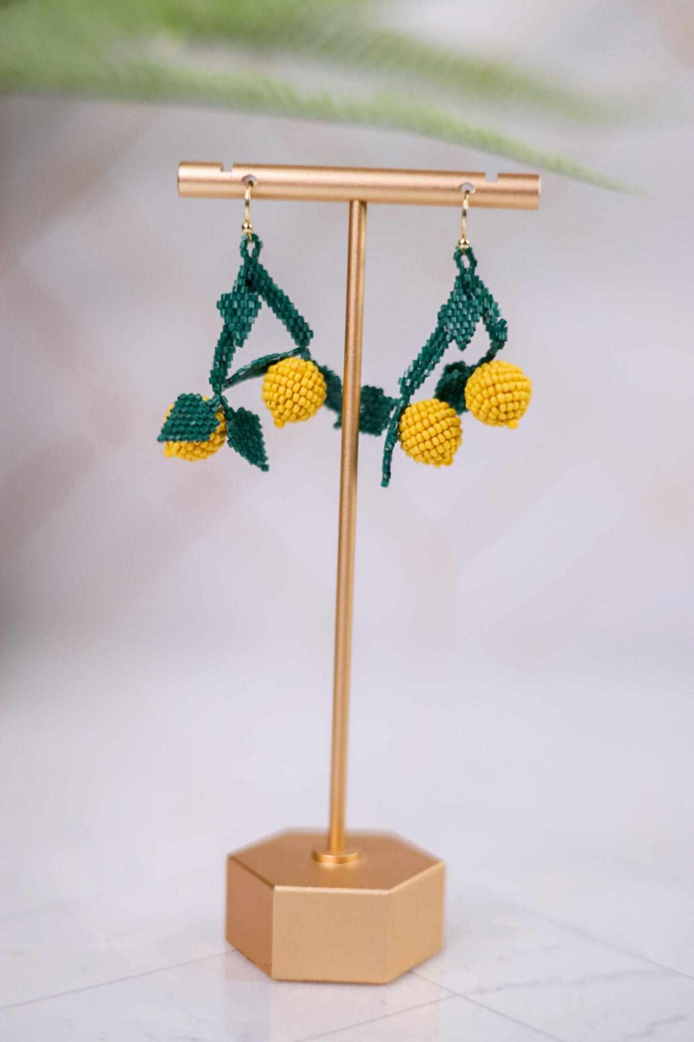 Lottie Lemon Dangle Luxe Earrings
