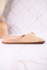 "Passport" Raffia Sandals With Buckle Strap