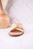 "Passport" Raffia Sandals With Buckle Strap