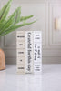 Grateful Home Wood Book End Blocks (3 Styles)