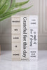 Grateful Home Wood Book End Blocks (3 Styles)