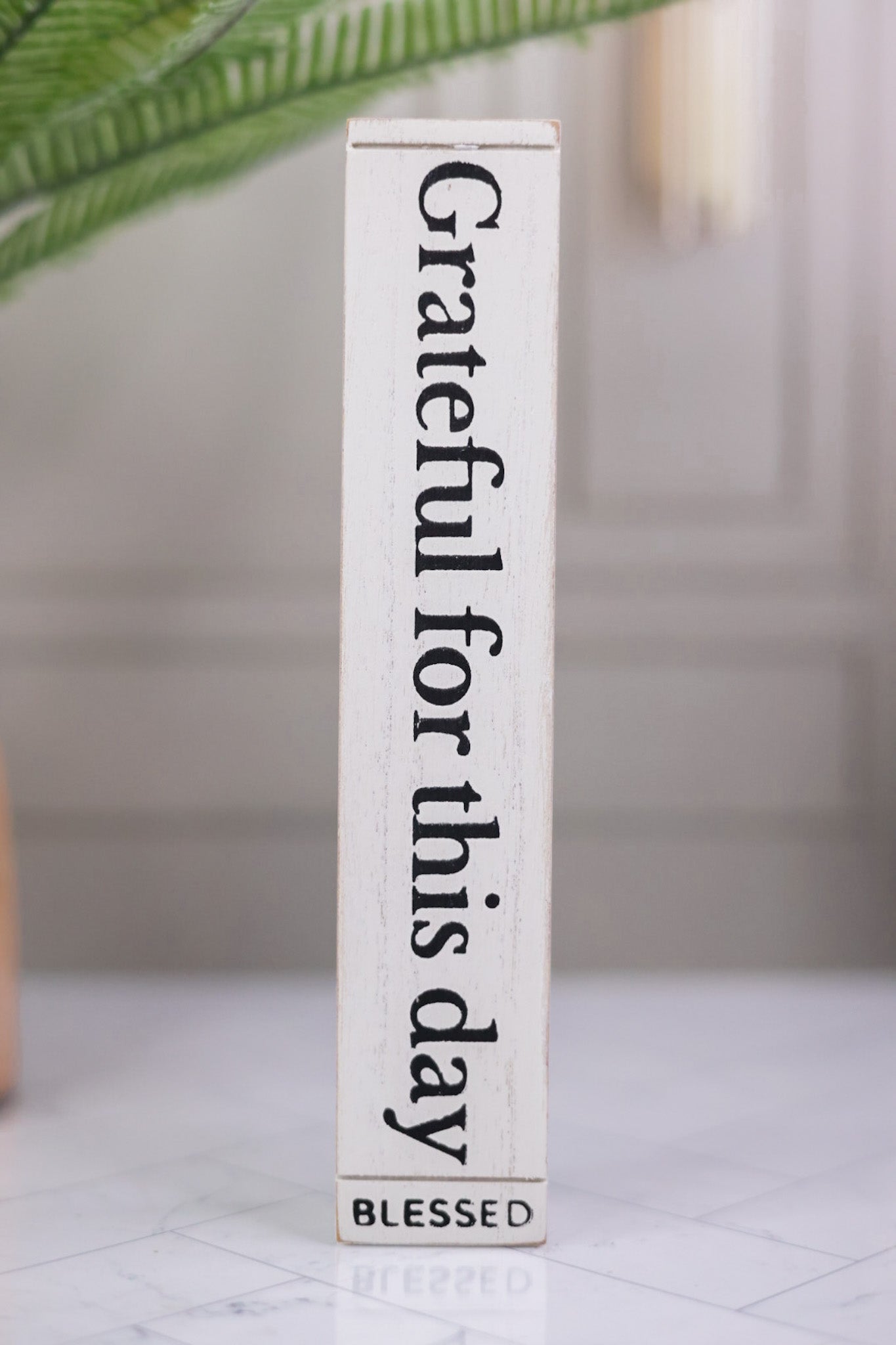 Grateful Home Wood Book End Blocks (3 Styles)