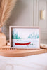 Wood Framed Lake Retreat Scene (2 Styles)
