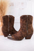 Jimi Black Leopard Ankle Boots