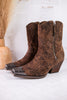Jimi Black Leopard Ankle Boots