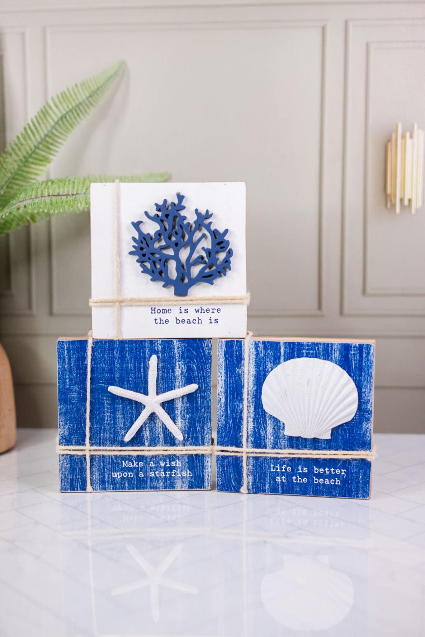 Nautical Wood Sitters (3 Styles)