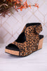 Frisky Leopard Wedges