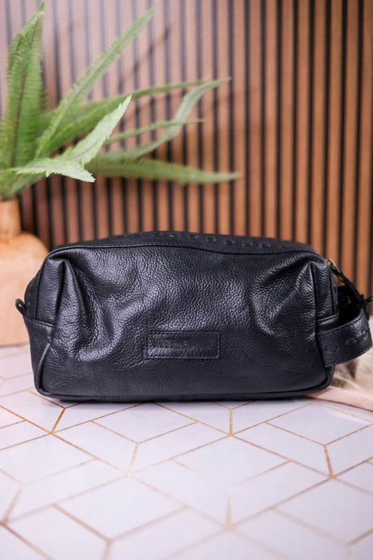 Roff Trail Toiletries Bag in Coal Black