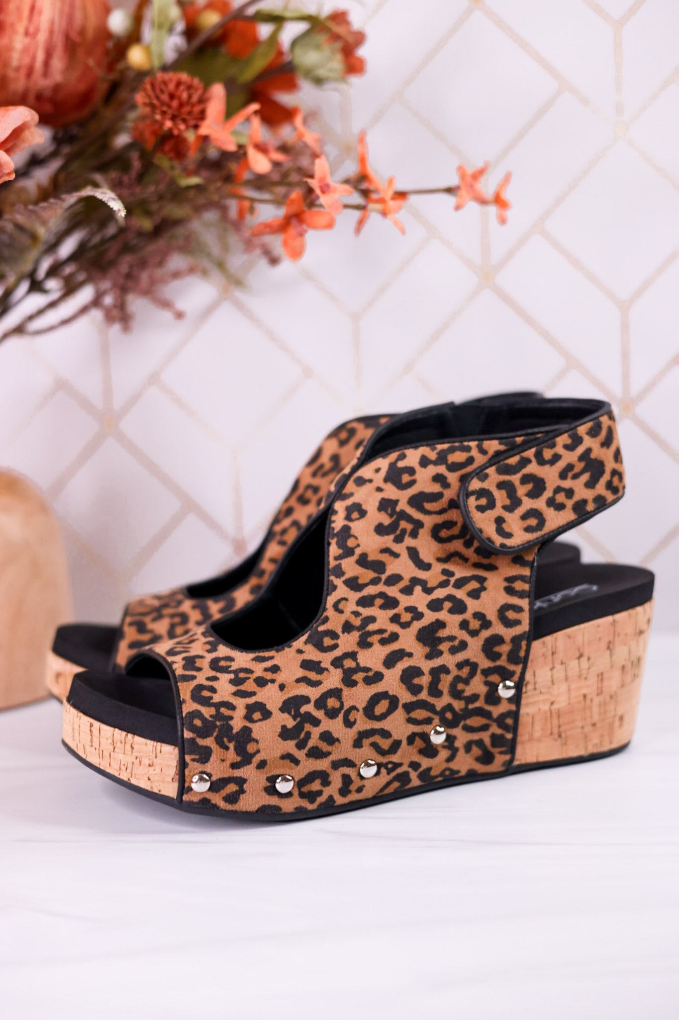 Frisky Leopard Wedges