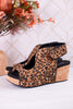 Frisky Leopard Wedges