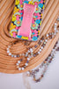 Faceted Bead Lanyard Phone Carrier (2 Styles)