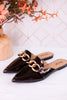 Playin For Keeps Merlot Patent Leather Mules