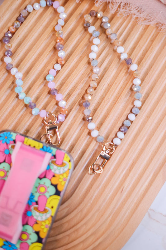 Beaded Phone Wristlet Lanyard (2 Styles)