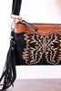 Desert Wing Black Crossbody Bag