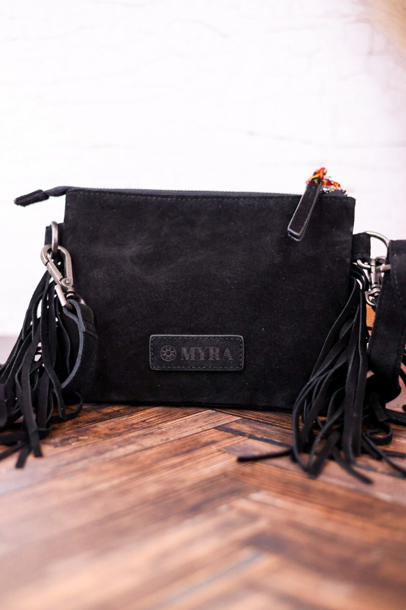 Desert Wing Black Crossbody Bag