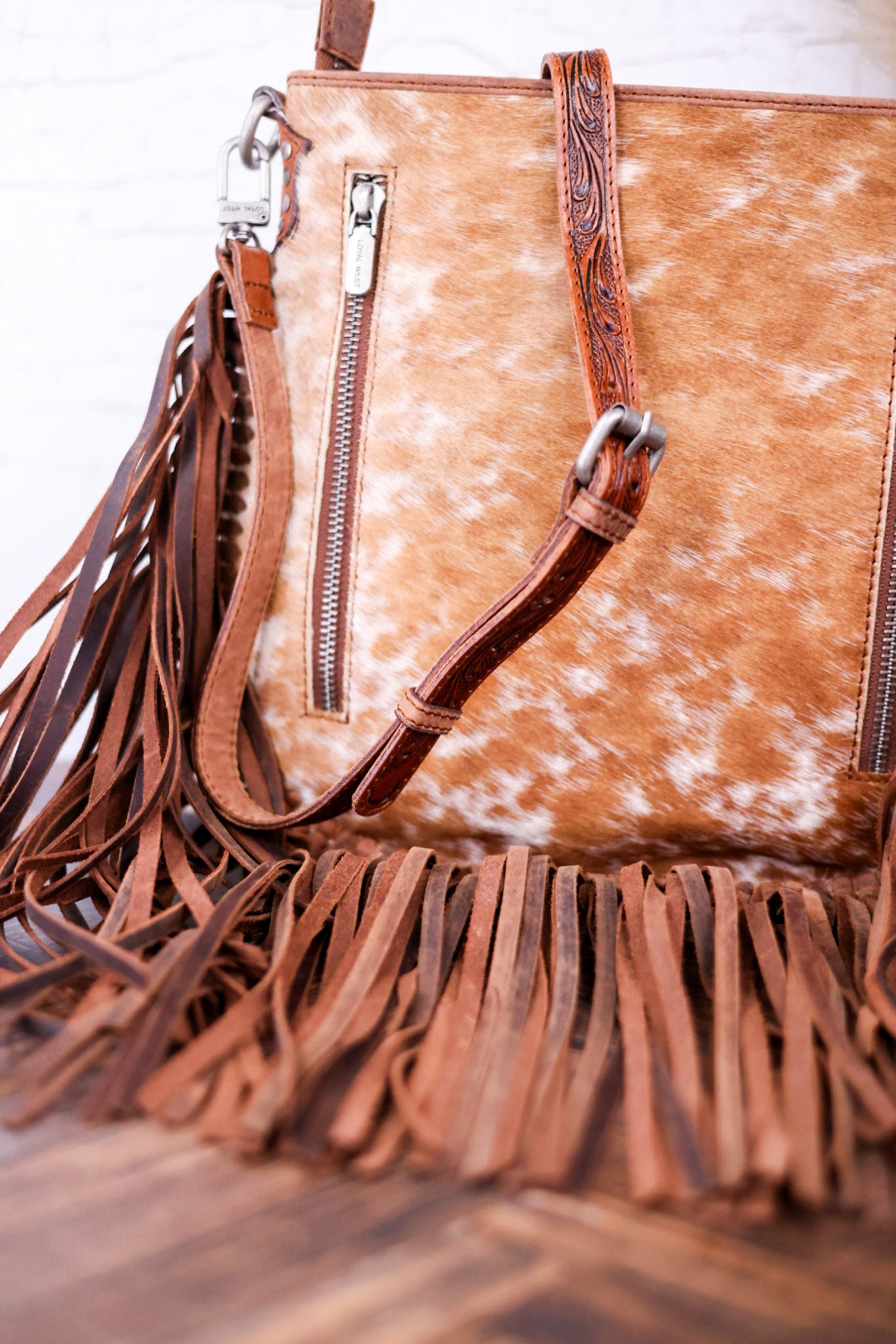 Mojave Tassel Bag with Turquoise Accents