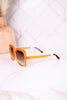 Athena Square Frame Sunglasses In Honeycomb