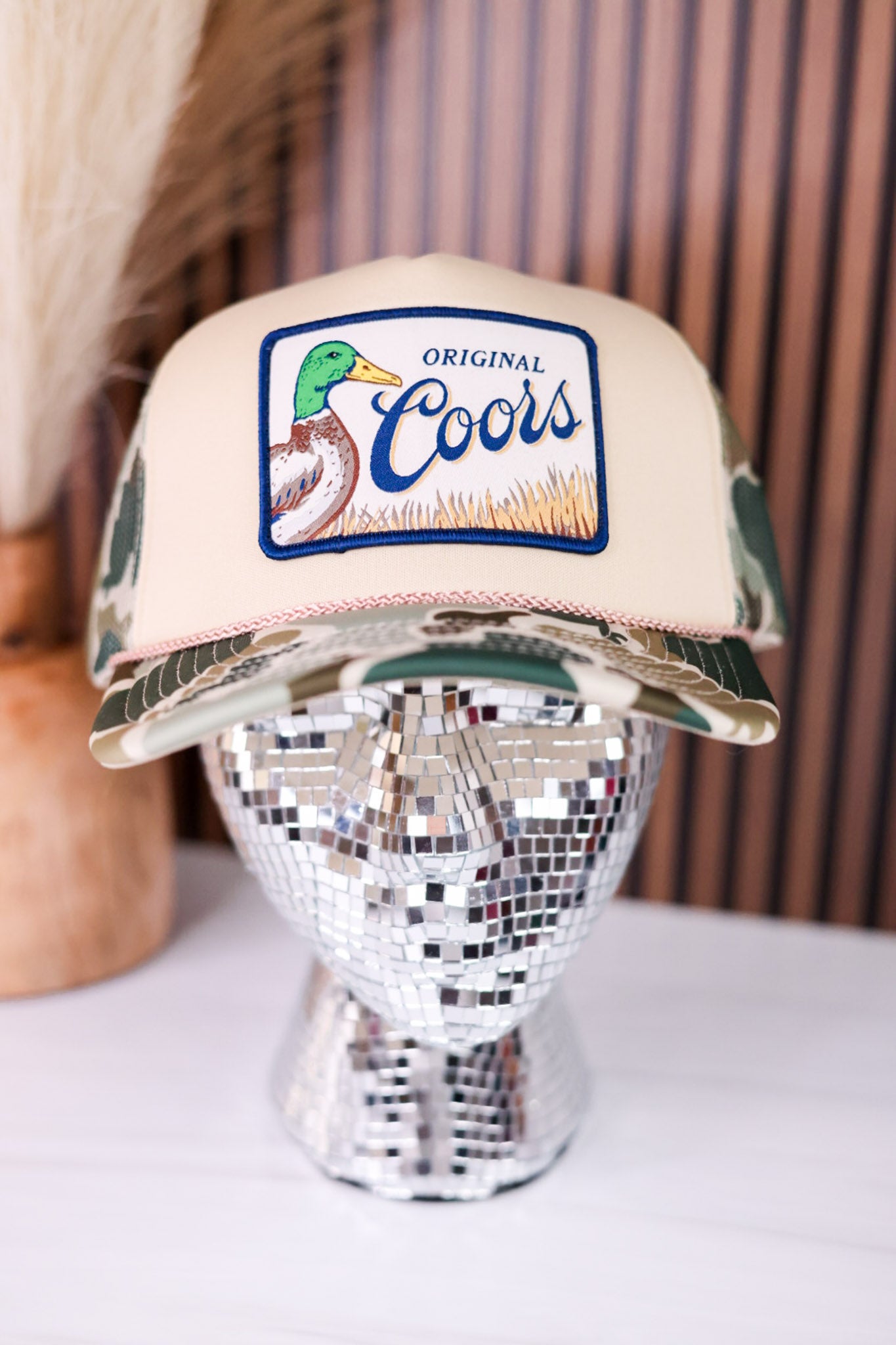 Coors Original Mallard Camo Snapback Trucker Hat