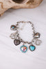 Western Hearts Chunky Charm Bracelet
