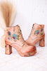 Messapica Beige Platform Boots