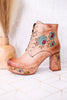 Messapica Beige Platform Boots