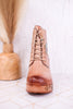 Messapica Beige Platform Boots