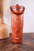 Saddle Stitch Cognac 30oz Leakproof To Go Tumbler