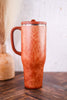 Saddle Stitch Cognac 40oz Mega Mug