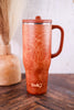 Saddle Stitch Cognac 40oz Mega Mug