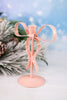 Very Merry Small Bow Taper Holder In Pink