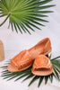 Jared Huarache Woven Tan Slip on Sandals