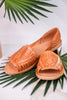 Jared Huarache Woven Tan Slip on Sandals