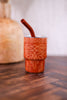 Saddle Stitch Cognac 2oz Tiny Tumbler