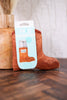 Saddle Stitch Cognac Slim Can Coolie