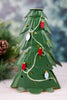 Small LED Christmas Tree Taper Candle Holder