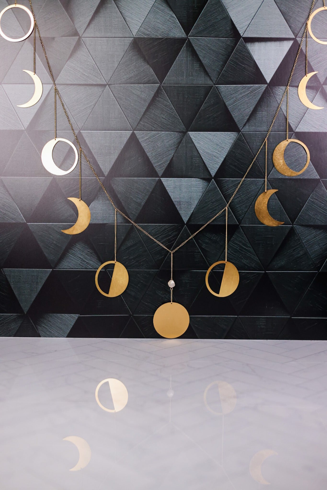 Moon Phase Hanging Garland