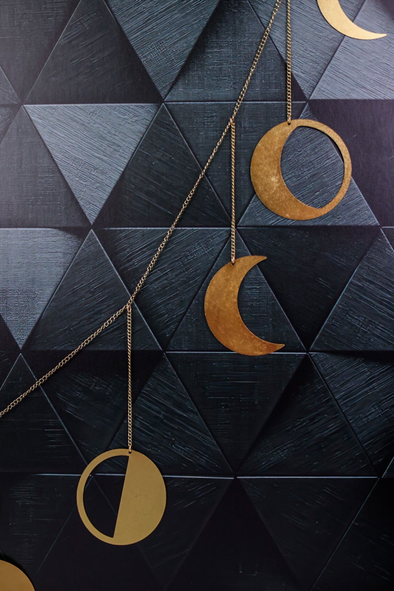 Moon Phase Hanging Garland