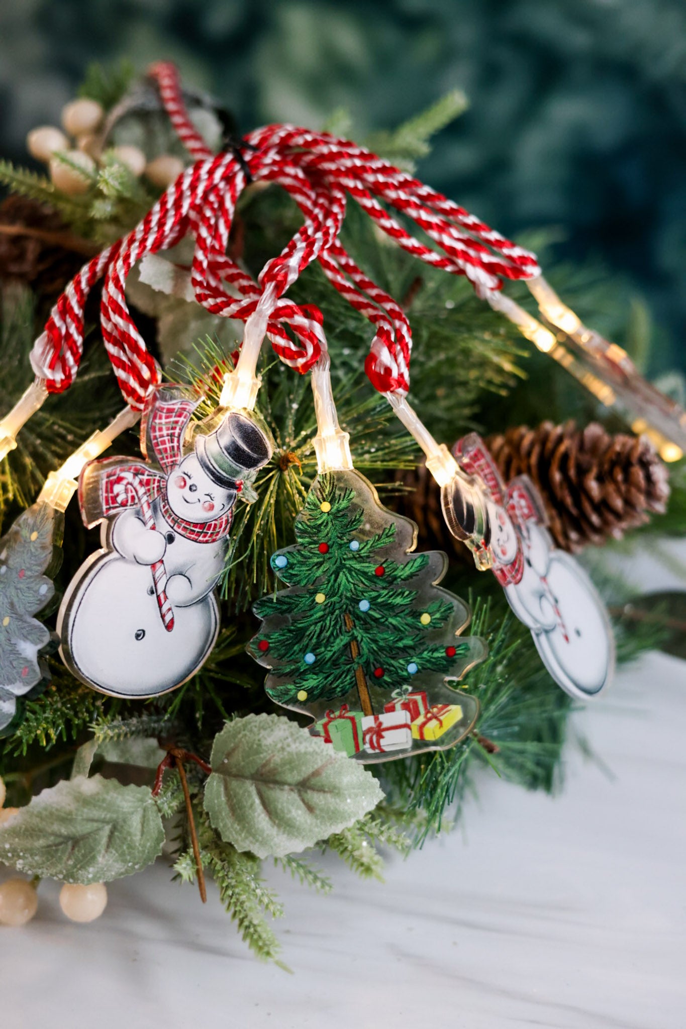 LED Christmas Tree Acrylic Xmas Garland