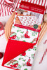 Playful Christmas Cardinal Kitchen Countertop Drying Mat