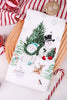 Double Sided Snowmen Kitchen Decorative Towel