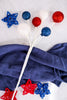 Red, White, & Blue Decorative Ball Pick (2 Styles)