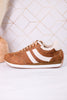 Cognac Jet Lag Sneakers With Sherpa Lining
