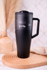 Brumate Matte Black 40oz Era Flip Tumbler