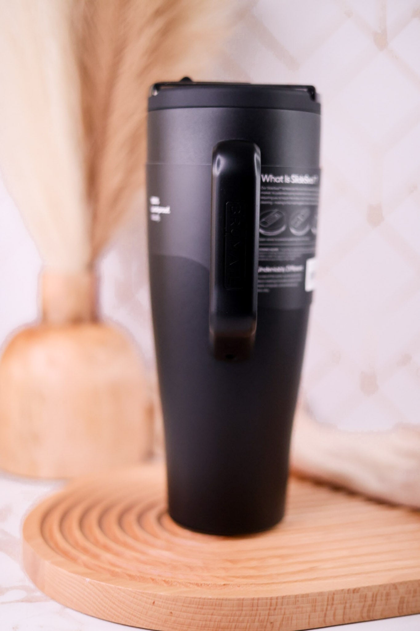 Brumate Matte Black 40oz Era Flip Tumbler