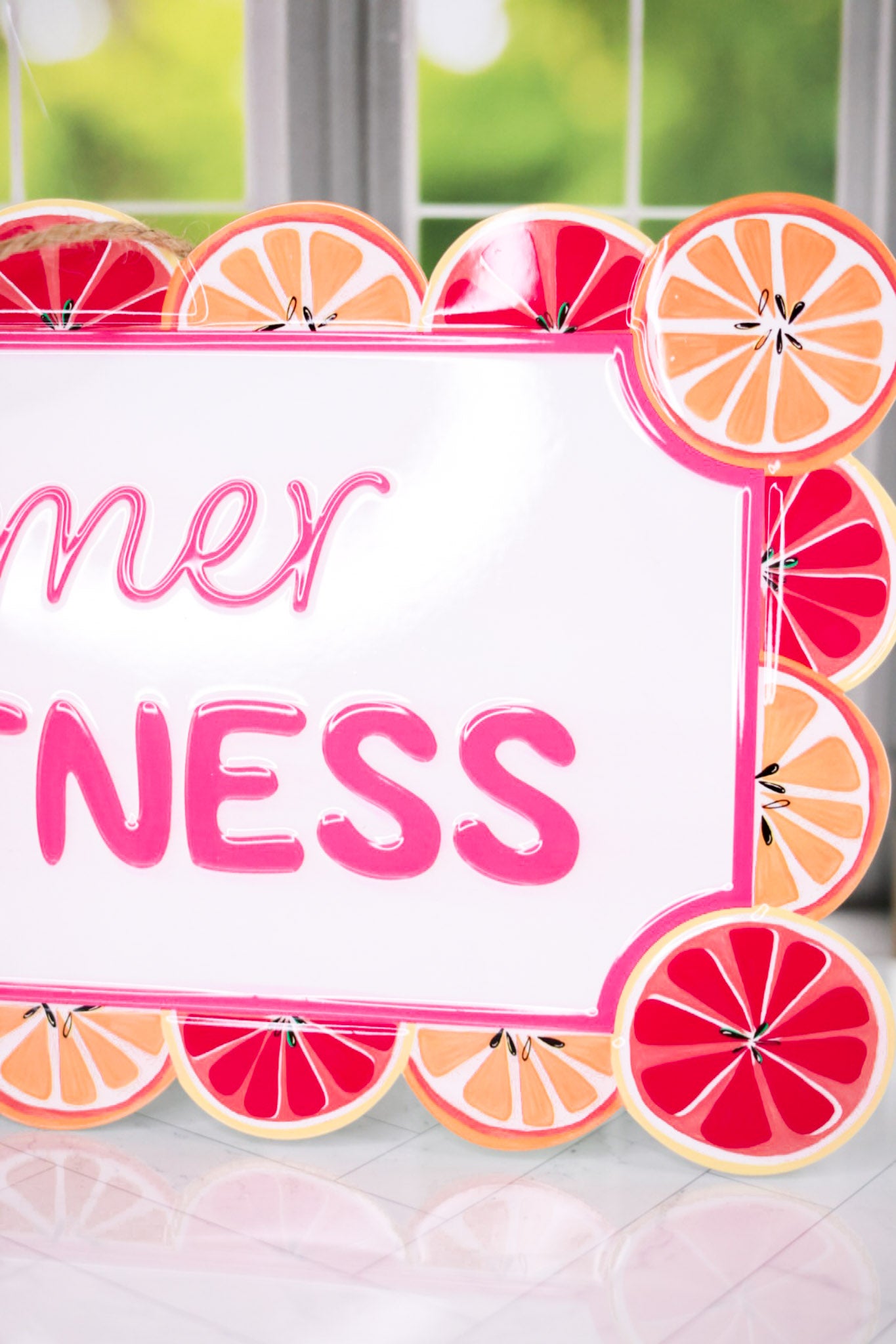 Summer of Sweetness Citrus Wall Hanging