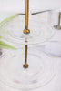 Embossed Two-Tiered Tea Service Stand
