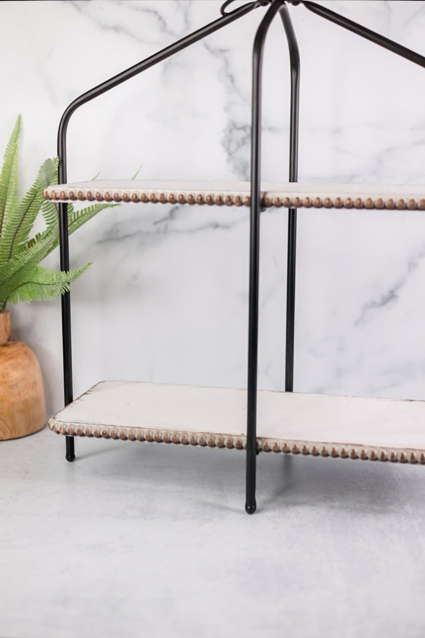 Two Tiered Decor Shelf