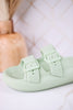 Light Green Cushioned Waterproof Sandals